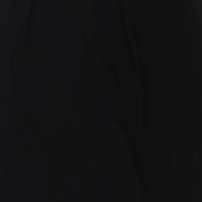 ASOS Womens Black Polyester A-Line Size 10 V-Neck Pullover - Layered