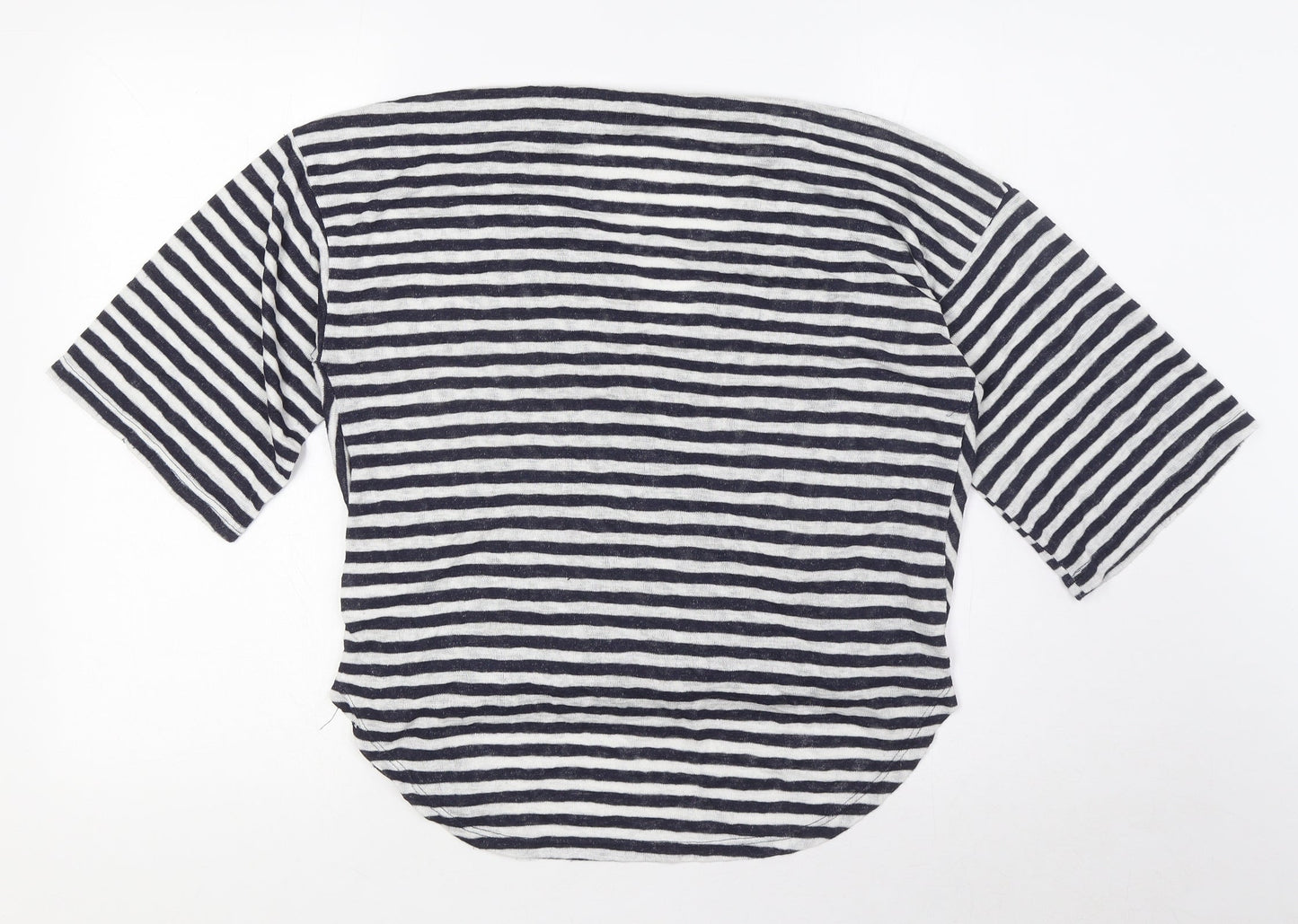 Womens UK Size M COIN 1804 Blue Basic Blouse