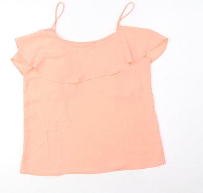 Womens UK Size S Vera&Lucy Orange Camisole Blouse