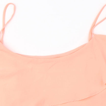 Womens UK Size S Vera&Lucy Orange Camisole Blouse