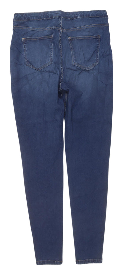 Womens UK Size 14 Marks and Spencer Slim Fit Skinny Blue Jeans