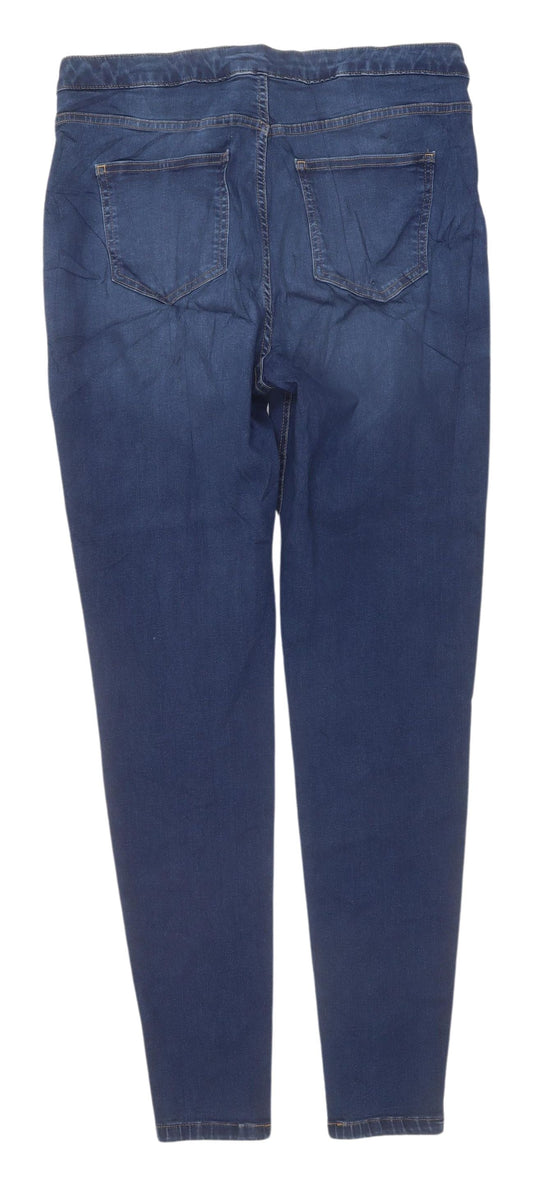 Womens UK Size 14 Marks and Spencer Slim Fit Skinny Blue Jeans