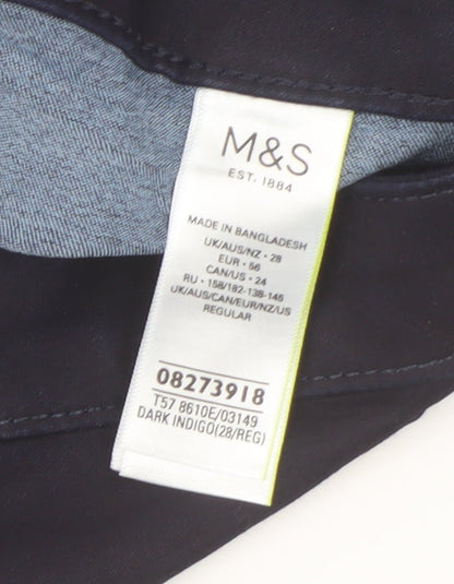 Womens UK Size 6 Marks and Spencer Regular Fit Skinny Blue Jeans