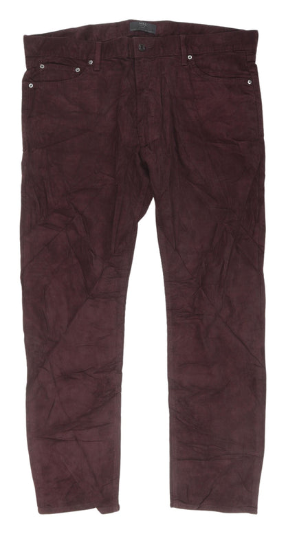 Marks and Spencer Men's Brown Slim Chinos - Size 40