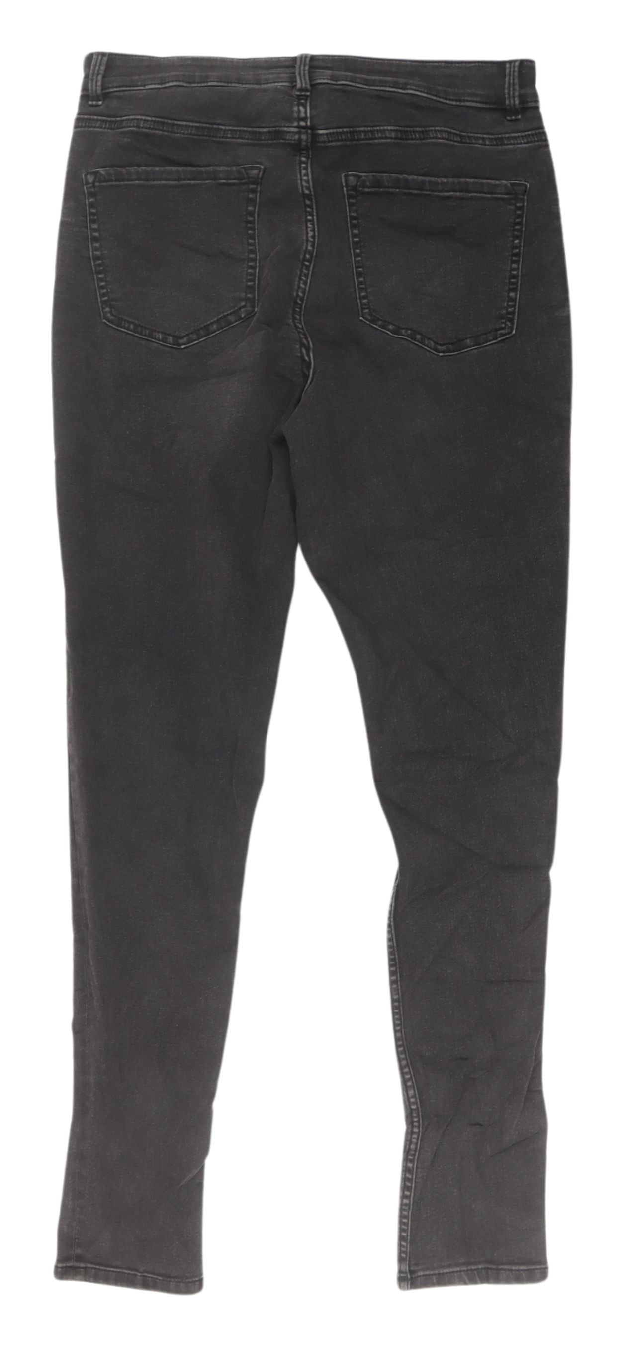 Womens UK Size 12 Marks and Spencer Regular Fit Skinny Black Jeans