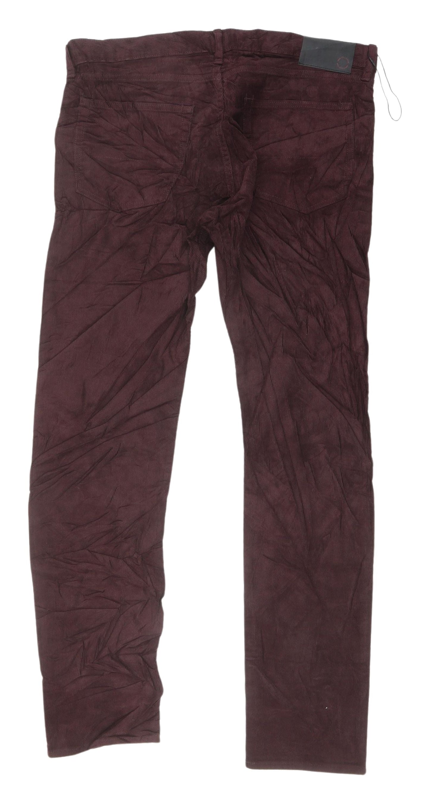 Marks and Spencer Men's Brown Chino Slim Trousers