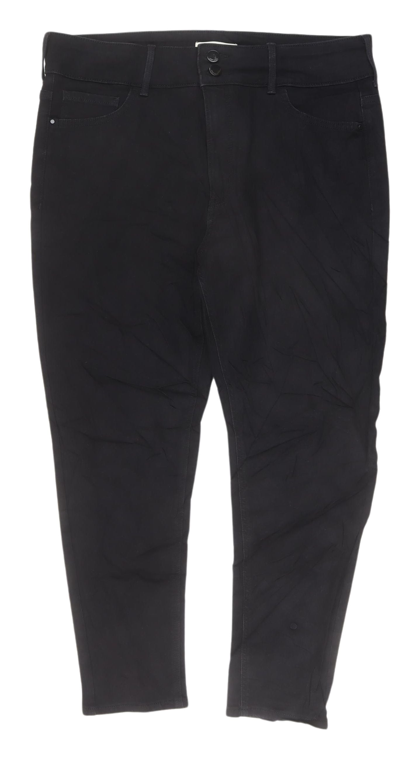 Womens UK Size 18 Marks and Spencer Regular Fit Skinny Black Jeans