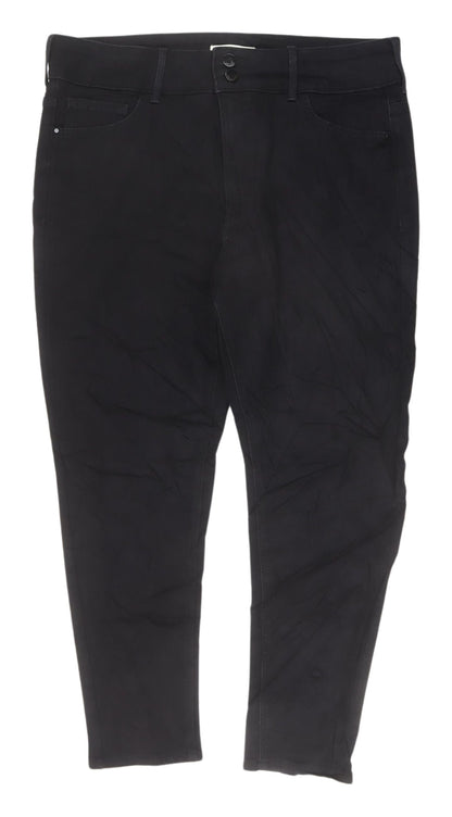 Womens UK Size 18 Marks and Spencer Regular Fit Skinny Black Jeans