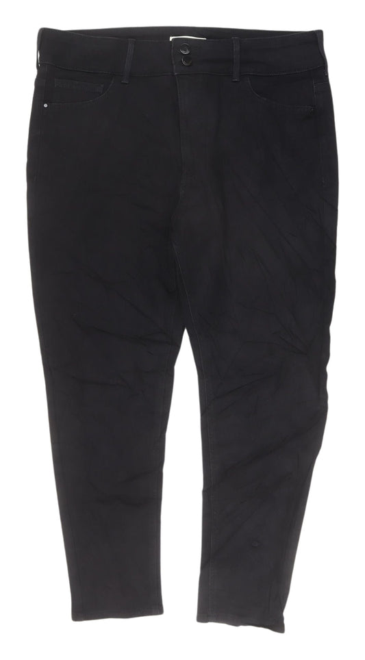 Womens UK Size 18 Marks and Spencer Regular Fit Skinny Black Jeans
