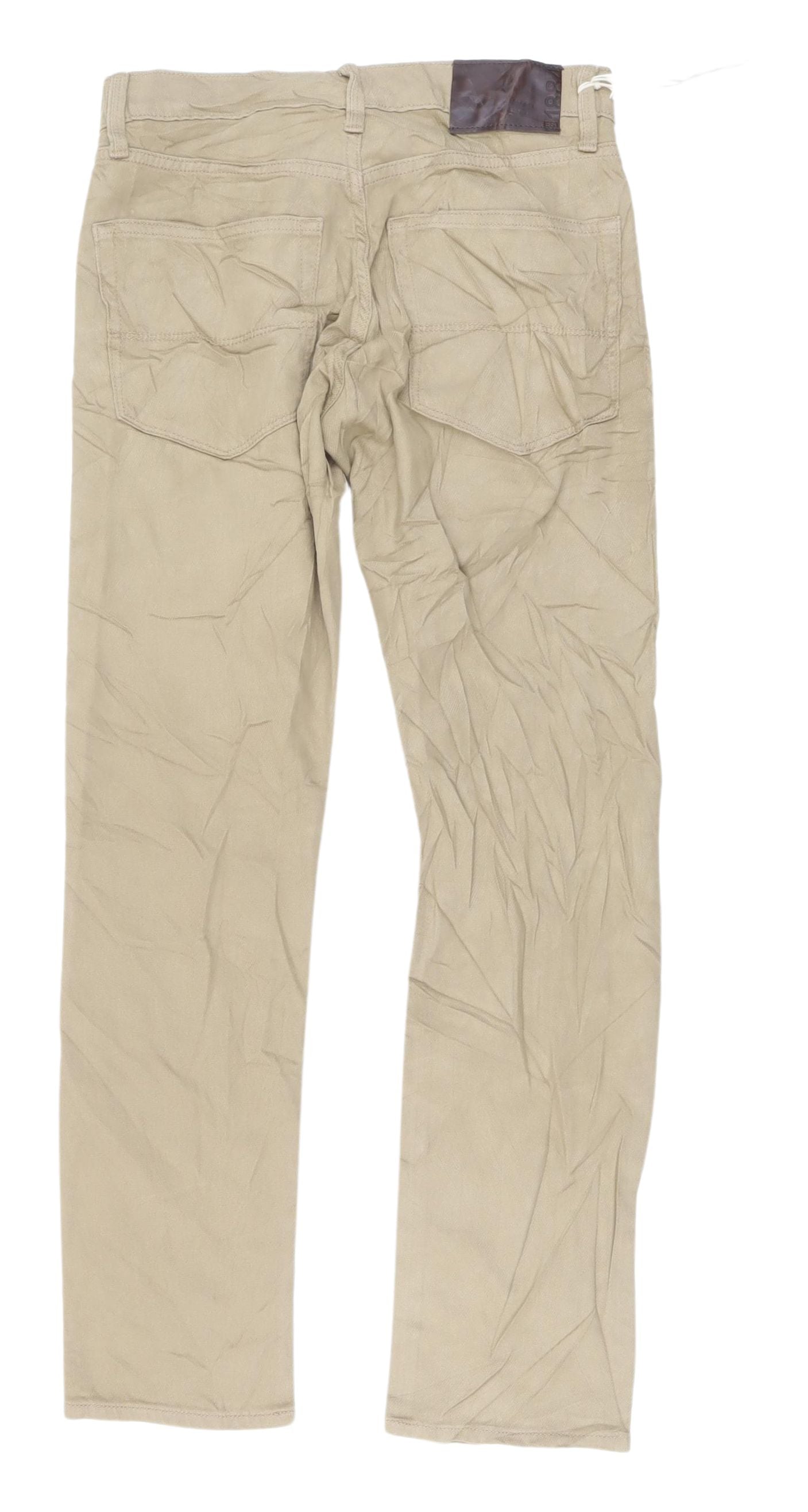 Marks and Spencer Men's Beige Straight Jeans M