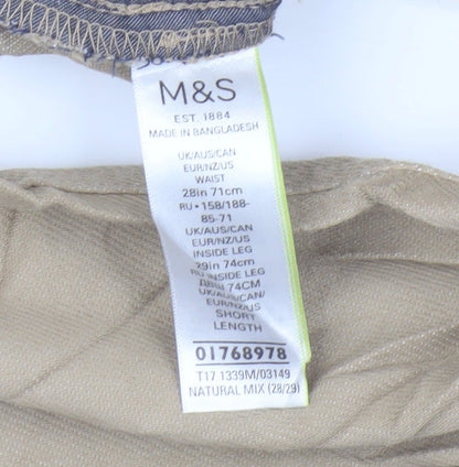 Marks and Spencer Men's Beige Straight Jeans M