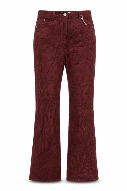 Womens UK Size 10 Marks and Spencer Regular Fit  Red Trousers