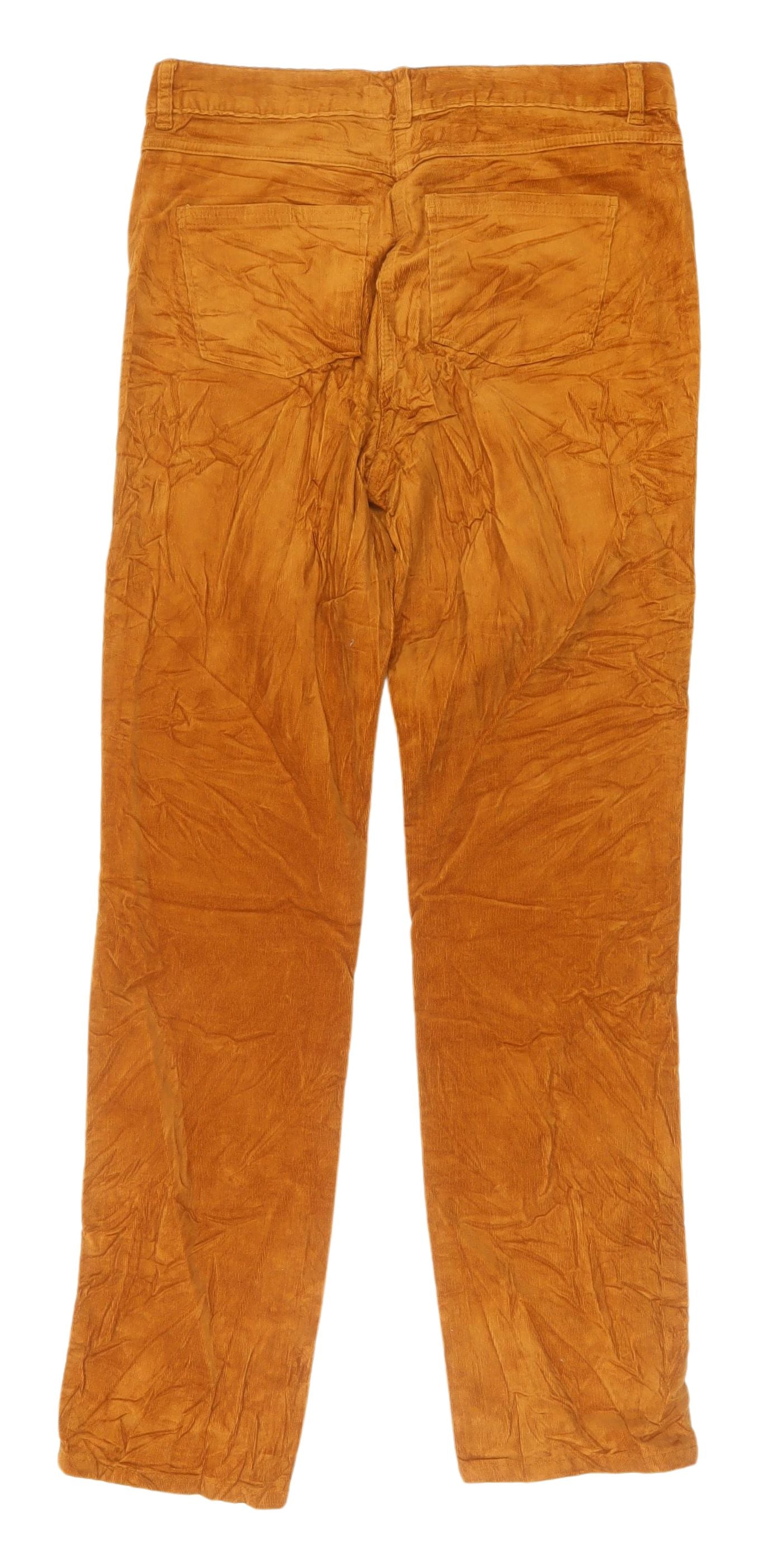 Womens UK Size 10 Marks and Spencer Regular Fit  Brown Trousers