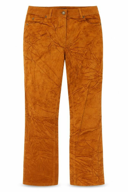 Womens UK Size 10 Marks and Spencer Regular Fit  Brown Trousers