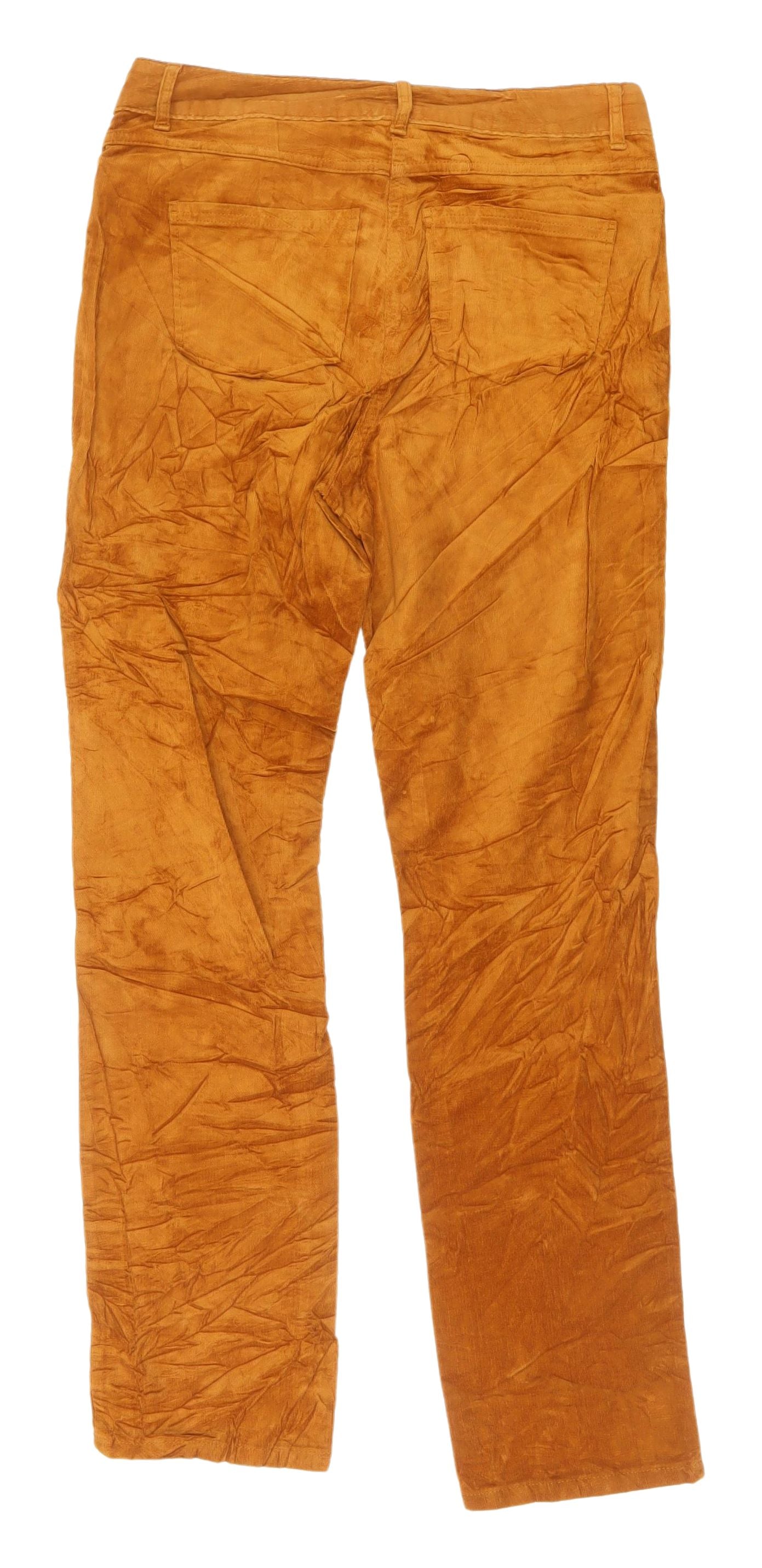 Womens UK Size 10 Marks and Spencer Regular Fit  Brown Trousers