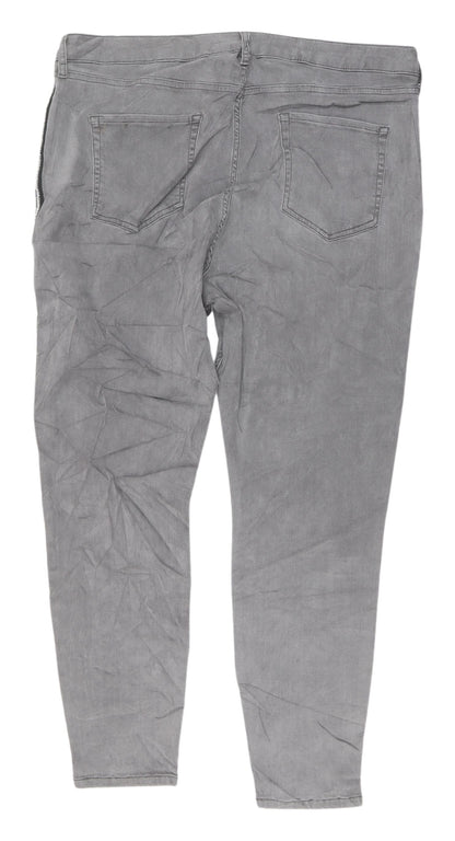 Womens UK Size 20 Marks and Spencer Regular Fit Skinny Grey Jeans