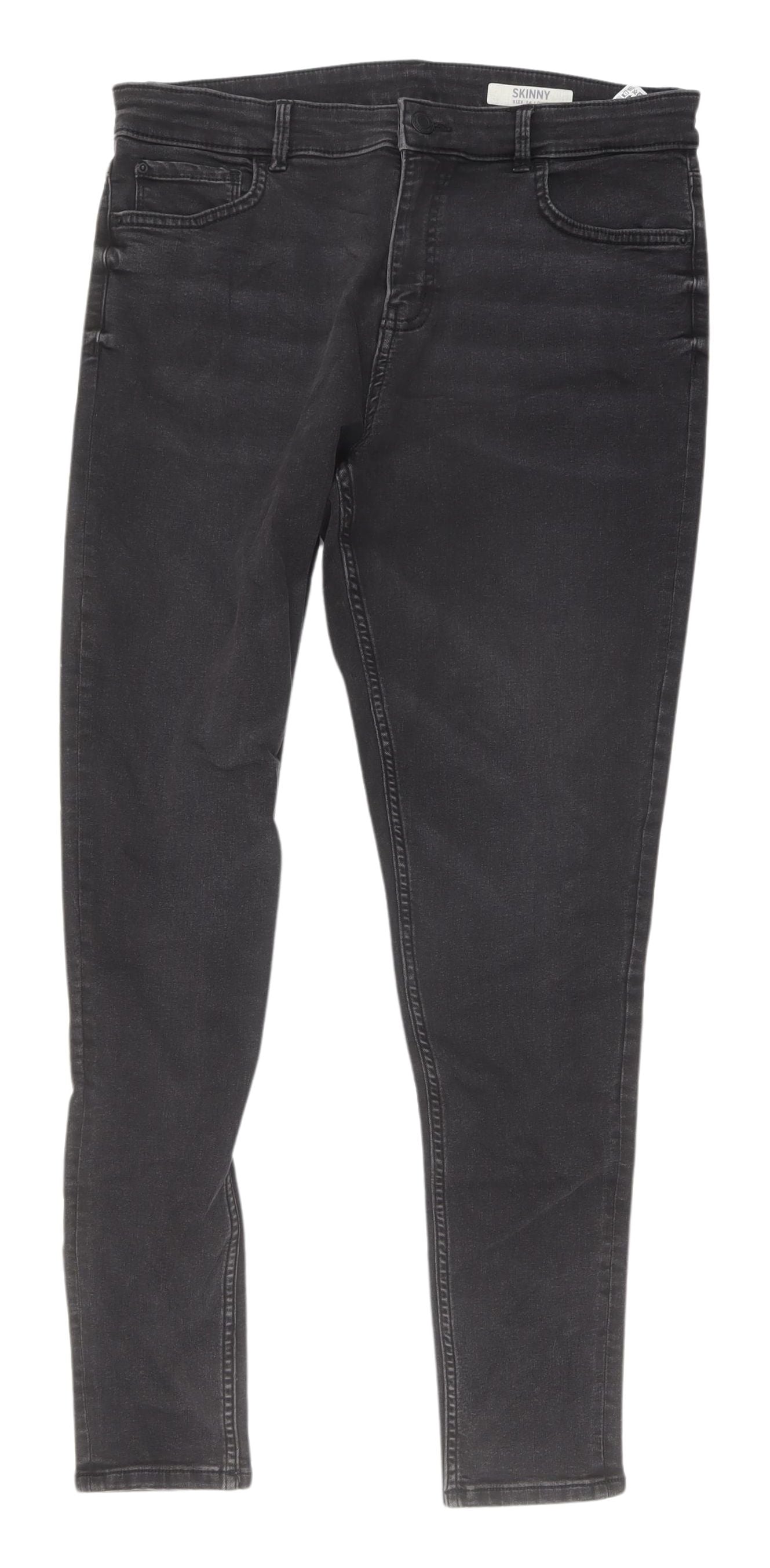 Womens UK Size 14 Marks and Spencer Slim Fit Skinny Black Jeans