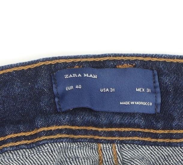 Zara Man Men's Blue Tapered Jeans Size 12