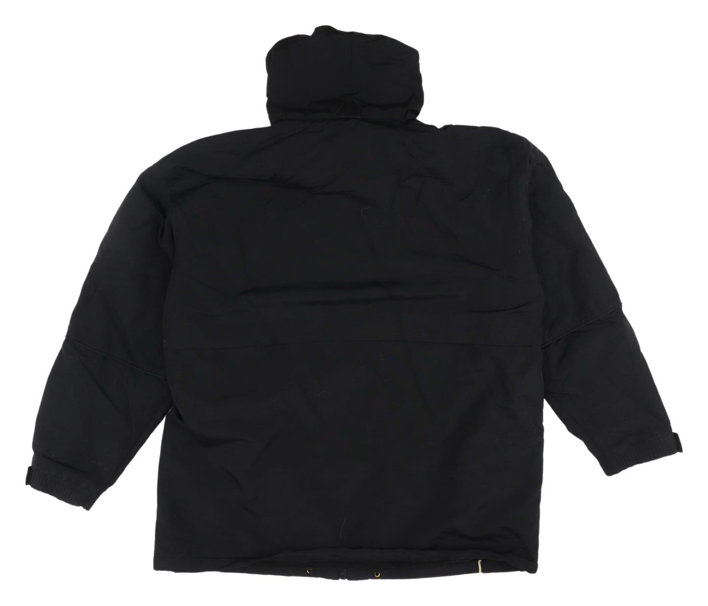 Mens UK Size L Essentials Black Parka Coat