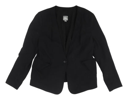 Gap Women's Black Blazer, Size 14, Classic Style
