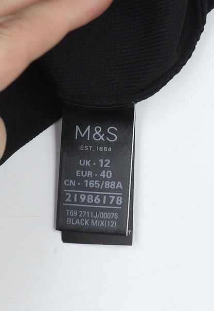 Marks and Spencer Women's Black Dress Size 12