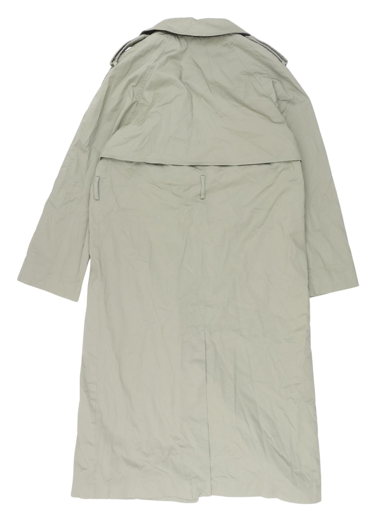 Womens UK Size 8 Marks and Spencer Green Trench Coat