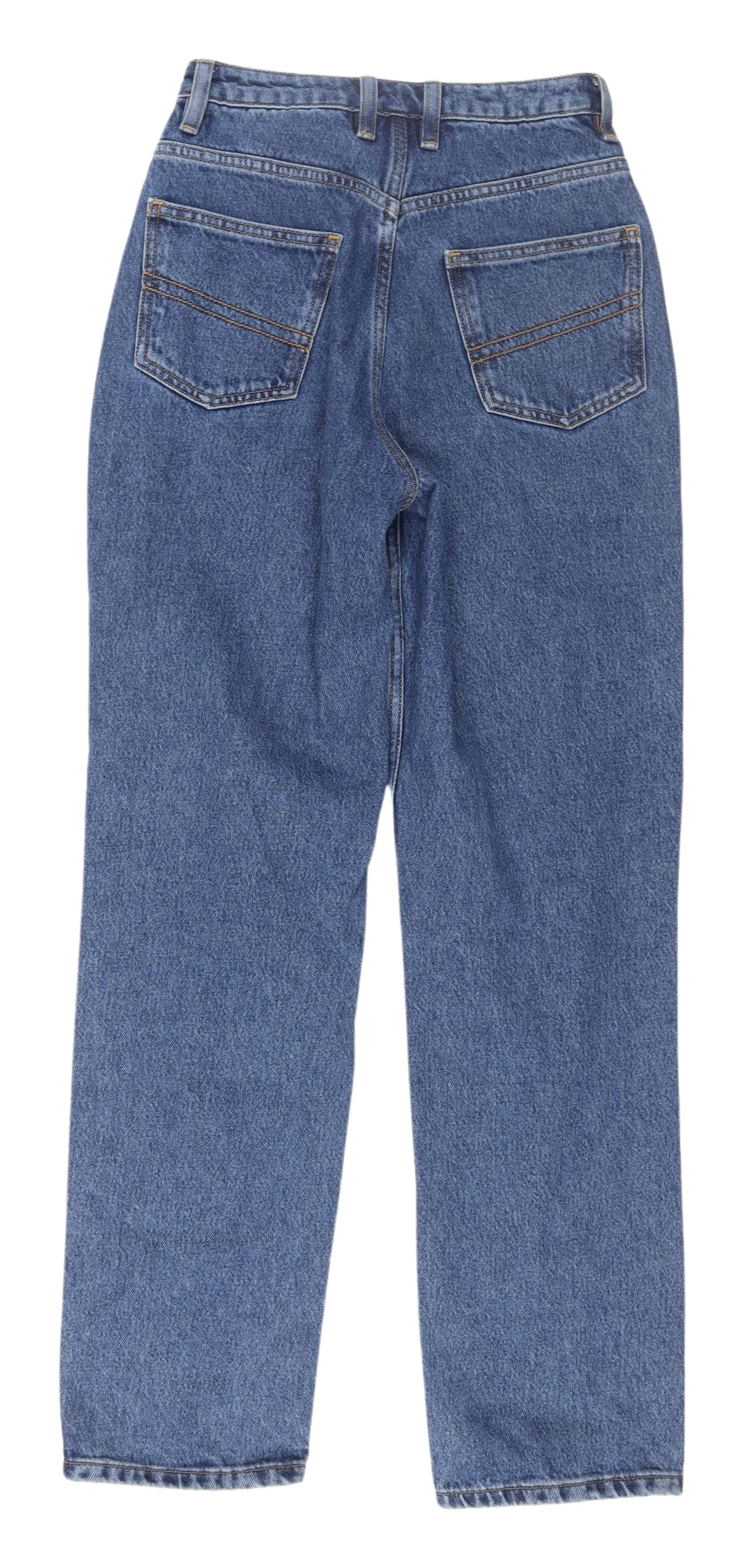 Collusion Women's Blue Straight Jeans, Size 4