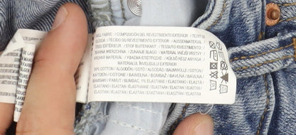 Primark Women's Blue Straight Jeans Size 8 with Pockets