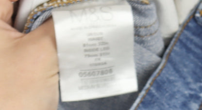 Marks and Spencer Men's Blue Straight Jeans Size L