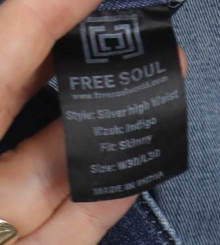 Free Soul Men's Blue Skinny Jeans Size 30