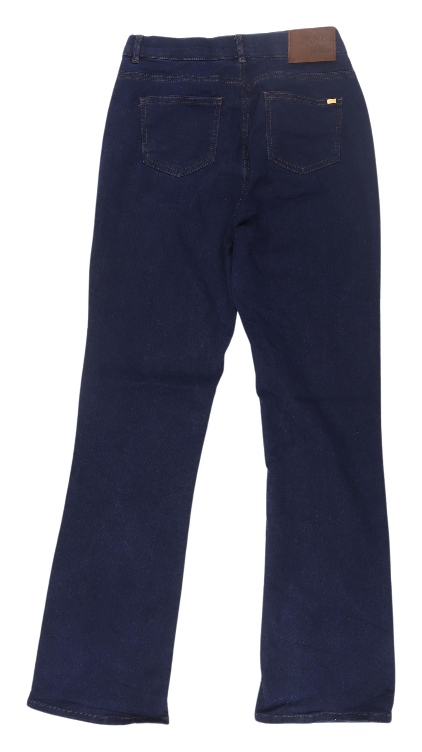 George Women's Blue Straight Jeans, Size M, Regular Fit