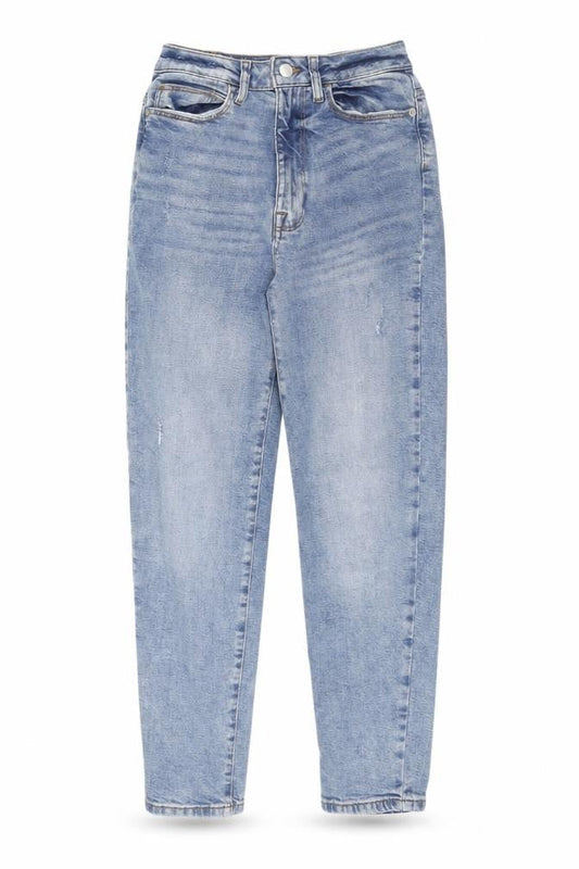 Womens UK Size 8 George Regular Fit Mom Blue Jeans