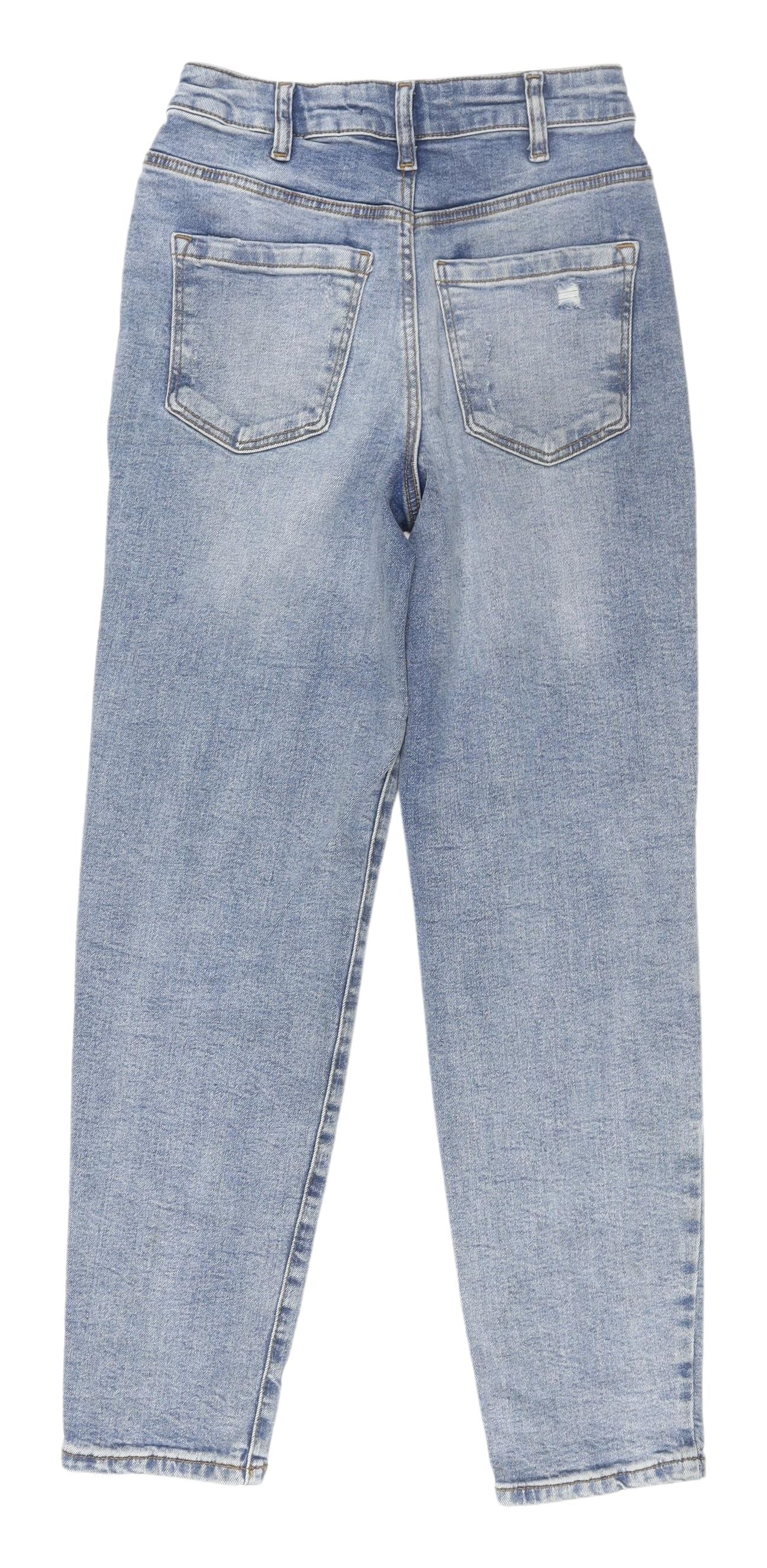 George Women's Blue Mom Jeans Size 8