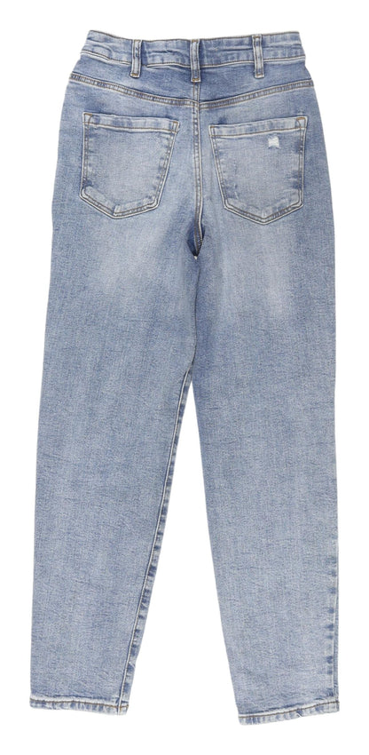 George Women's Blue Mom Jeans Size 8