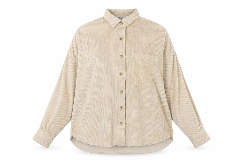 Womens UK Size M Stradivarius Beige  Button-Up