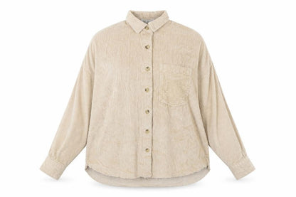 Womens UK Size M Stradivarius Beige  Button-Up