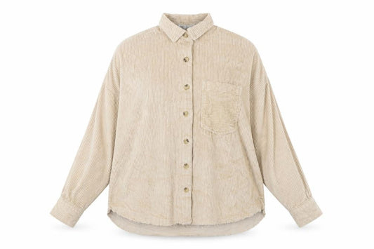 Womens UK Size M Stradivarius Beige  Button-Up