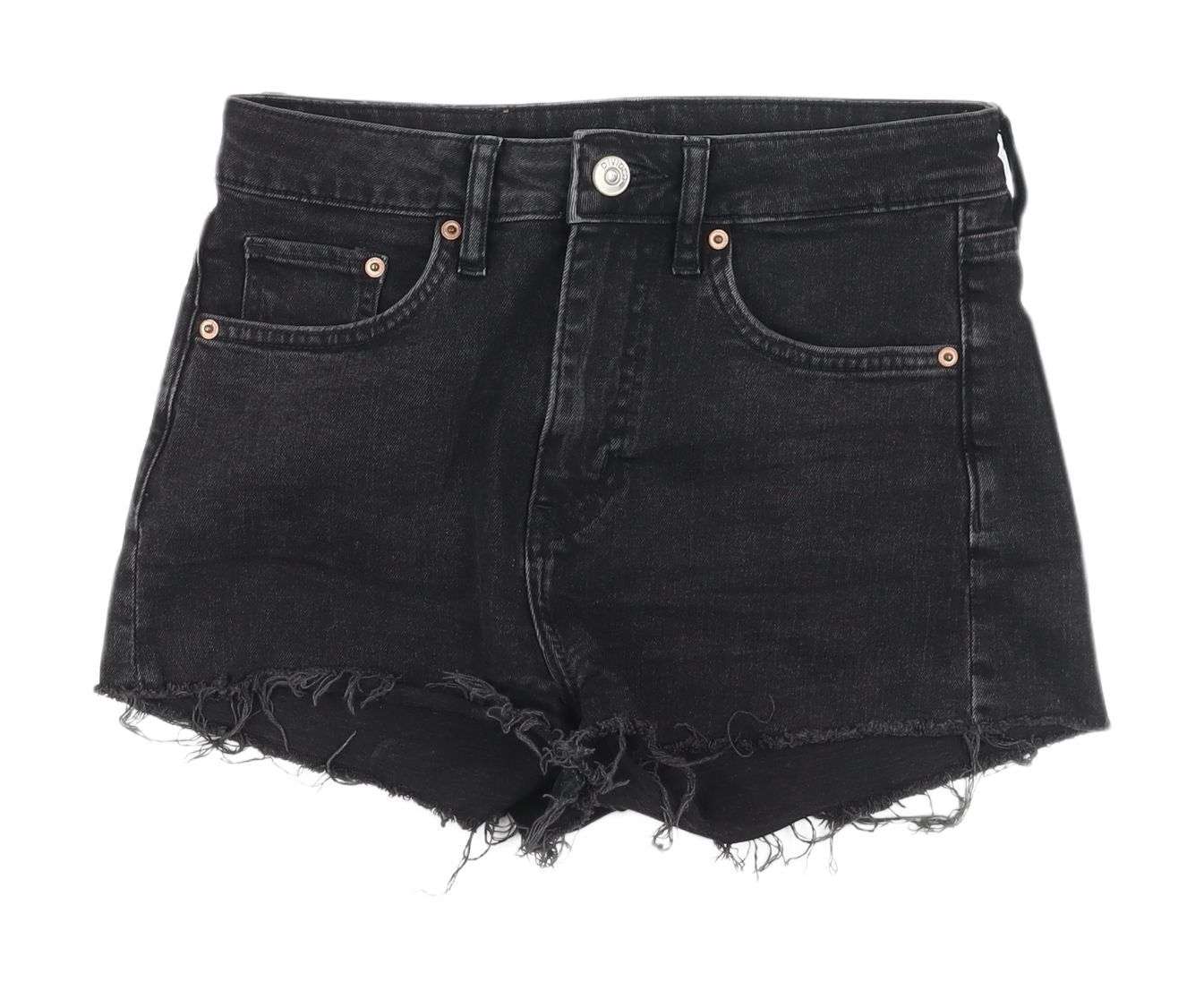 Womens UK Size 8 H&M Regular Fit Cut-Off Shorts