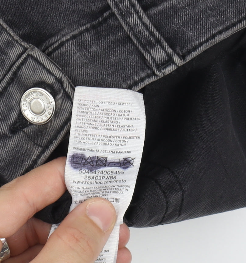 Topshop Women’s Grey Skinny Jeans Size 4