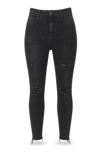 Womens UK Size 8 New Look Regular Fit Skinny Black Jeans