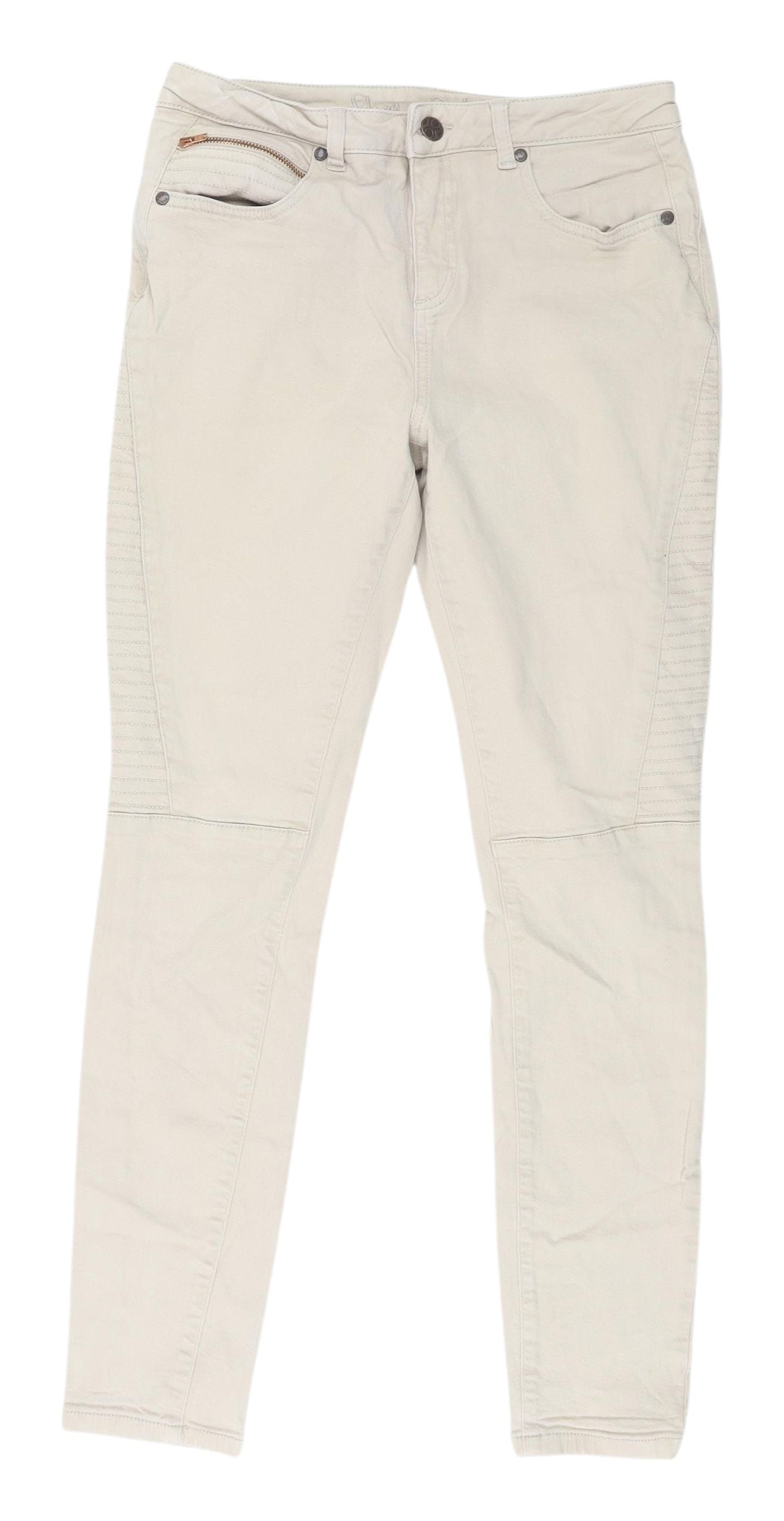 Phase Eight Beige Skinny Jeans Size 10 Women's