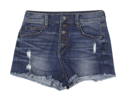 Refuge Women's Blue Denim Cut-Off Shorts Size 4