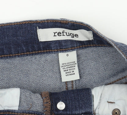 Refuge Women's Blue Denim Cut-Off Shorts Size 4