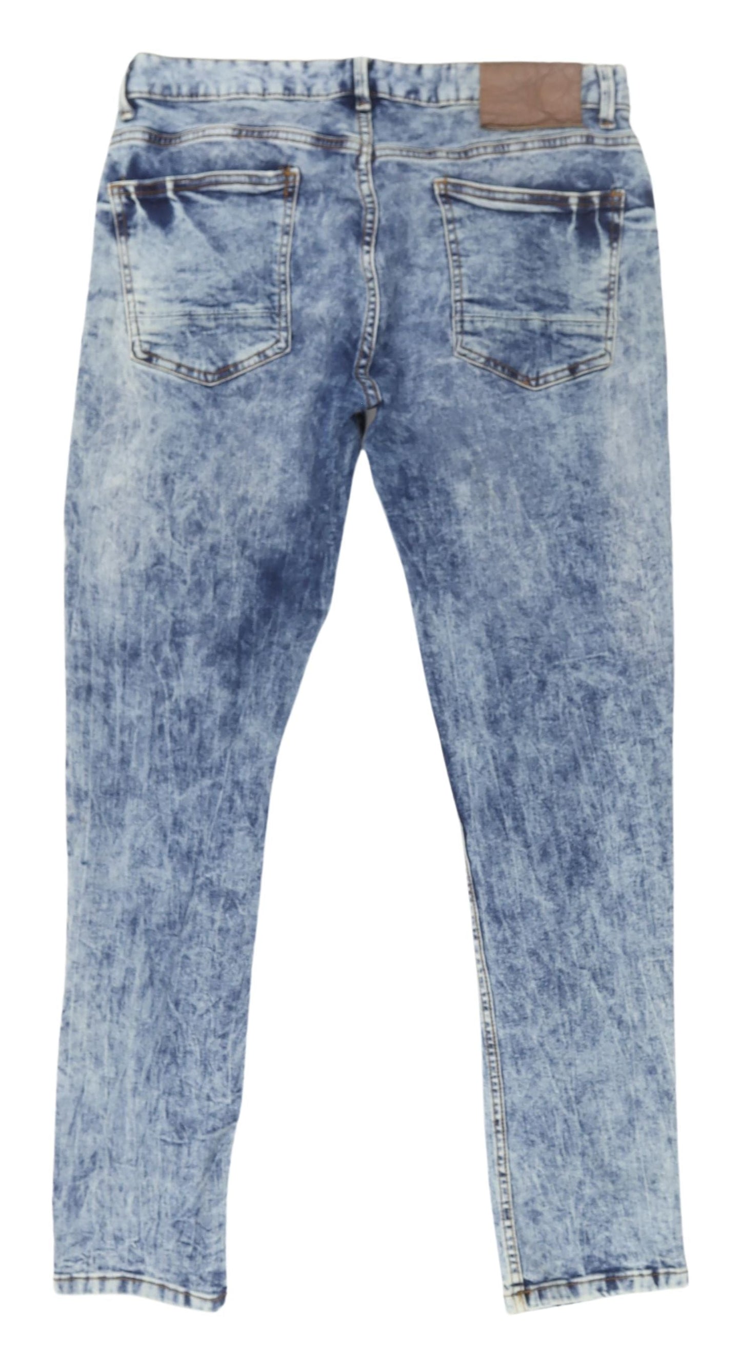Denim Co. Men's Blue Skinny Jeans - Size 34