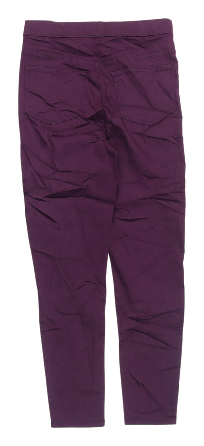 Womens UK Size 10 Marks and Spencer Slim Fit Jegging Purple Jeans
