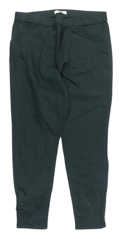 Womens UK Size XL Marks and Spencer Regular Fit Jegging Green Jeans