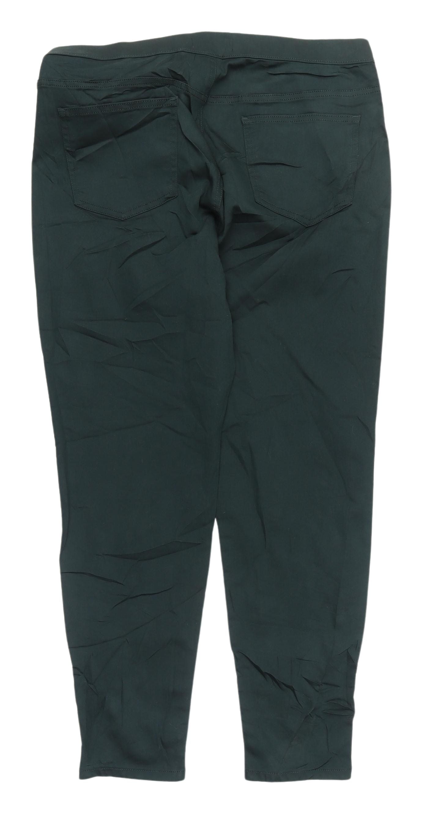 Womens UK Size XL Marks and Spencer Regular Fit Jegging Green Jeans