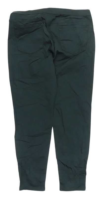 Womens UK Size XL Marks and Spencer Regular Fit Jegging Green Jeans