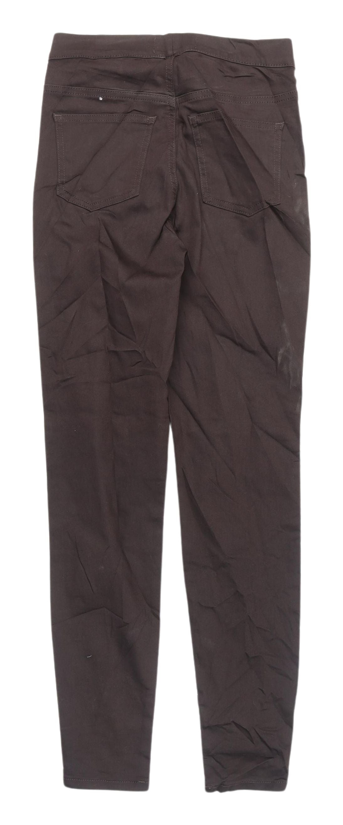 Womens UK Size 8 Marks and Spencer Regular Fit Ankle Brown Jeans