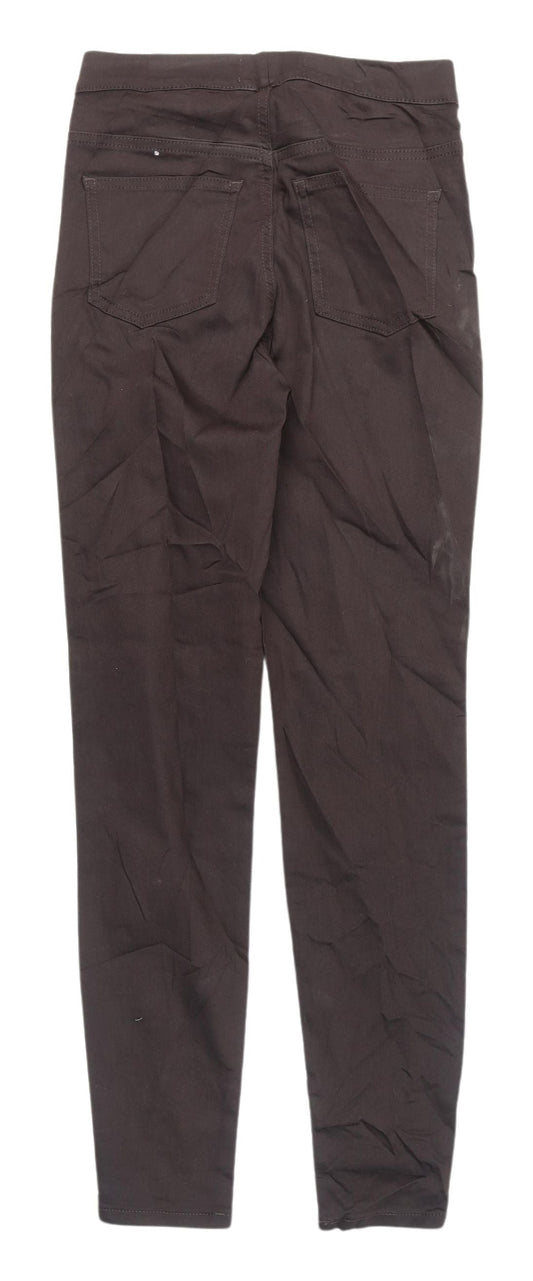 Womens UK Size 8 Marks and Spencer Regular Fit Ankle Brown Jeans